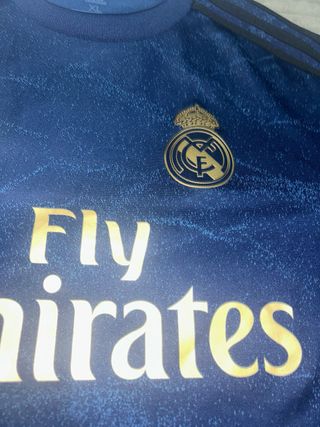Camiseta Real Madrid Adidas Azul y Dorada