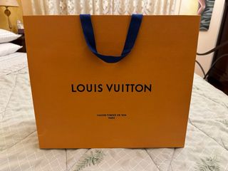 Busta Louis Vuitton Arancione Originale 34x40