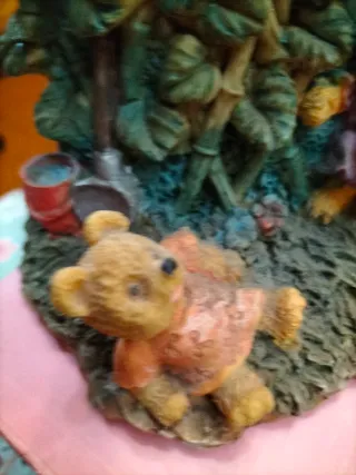 Portapenne vintage orsetti e rose