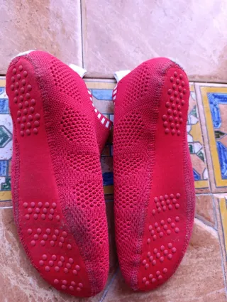 Zapatillas ajustables rojas T39-40