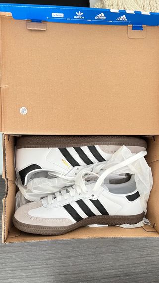 Zapatillas Adidas Samba Blancas y Negras