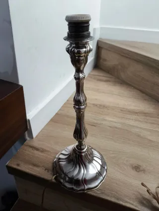 Coppia di candelabri in argento