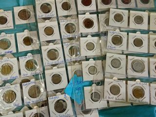 90 monedas de Tailandia