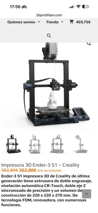 Impresora 3D Creality Ender 3 S1