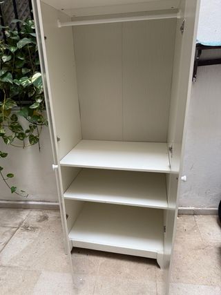 Armario beige madera 170x75x50