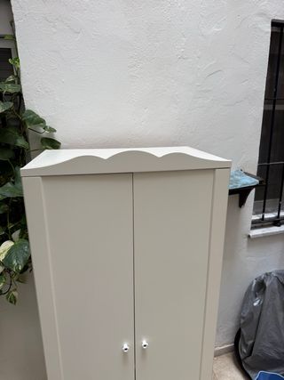 Armario beige madera 170x75x50