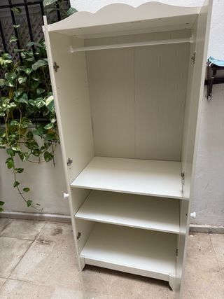 Armario beige madera 170x75x50