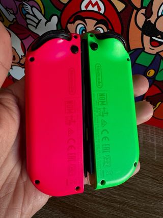 PAR Joy-Con Nintendo Switch Verde y Rosa ORIGINAL
