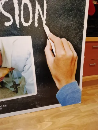 Gran Cartel Domund 2013 Papa Francisco 140x100cm