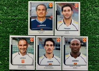 5 figurine calciatori Messina 2005/06