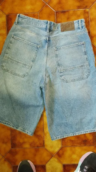 Pull&Bear Pantalón Corto Vaquero Talla 42