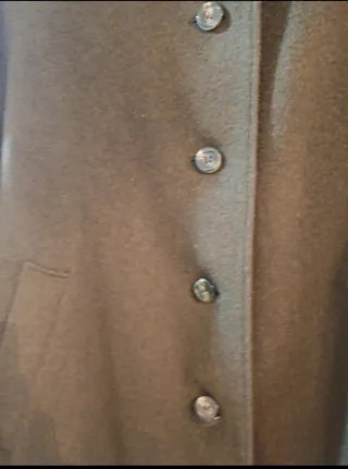 Abrigo Loden Verde Talla 38