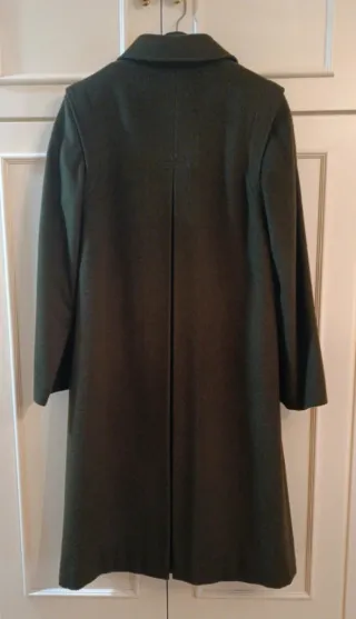 Abrigo Loden Verde Talla 38