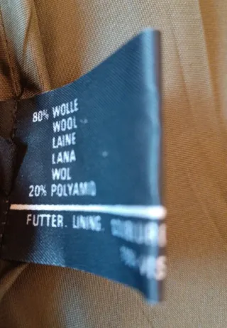 Abrigo Loden Verde Talla 38