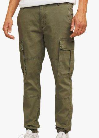 Pantalón cargo hombre verde