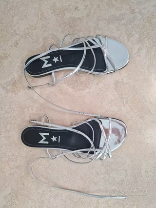 Sandali Marella Argento Metallizzati