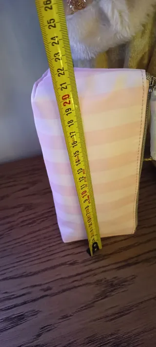 Iconikpink trousse a righe rosa