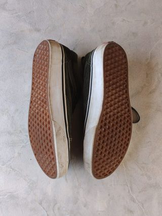 Vans Old Skool Pig Suede Olive / True White