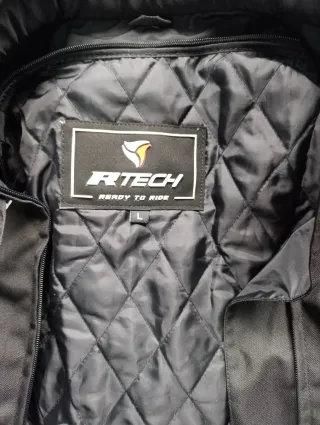 Chaqueta Moto Mujer R-Tech Talla L Negra y Rosa
