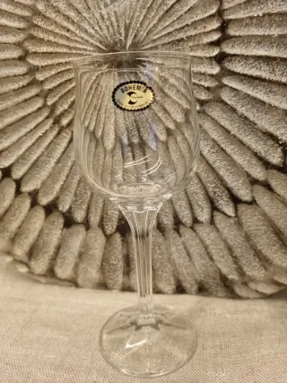 18 Calici di vino, 12 di acqua e 12 di cava bohemia