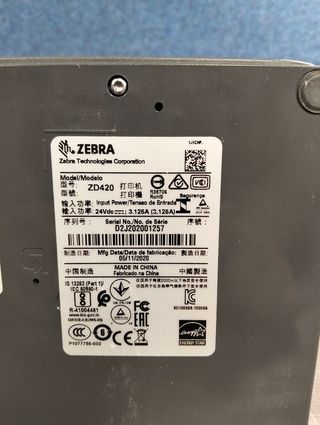 Impresora Térmica - Zebra ZD420 USB BT Ethernet