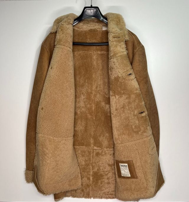 Abrigo Piel Forrado Timberland Beige/Marrón
