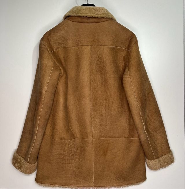 Abrigo Piel Forrado Timberland Beige/Marrón