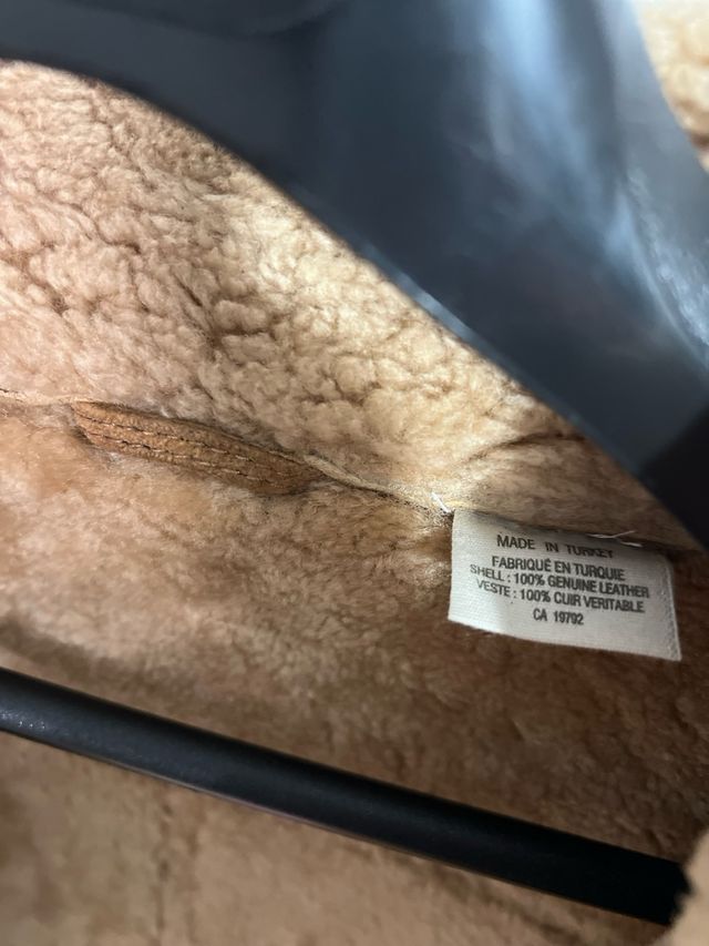 Abrigo Piel Forrado Timberland Beige/Marrón