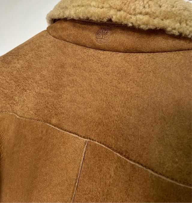 Abrigo Piel Forrado Timberland Beige/Marrón