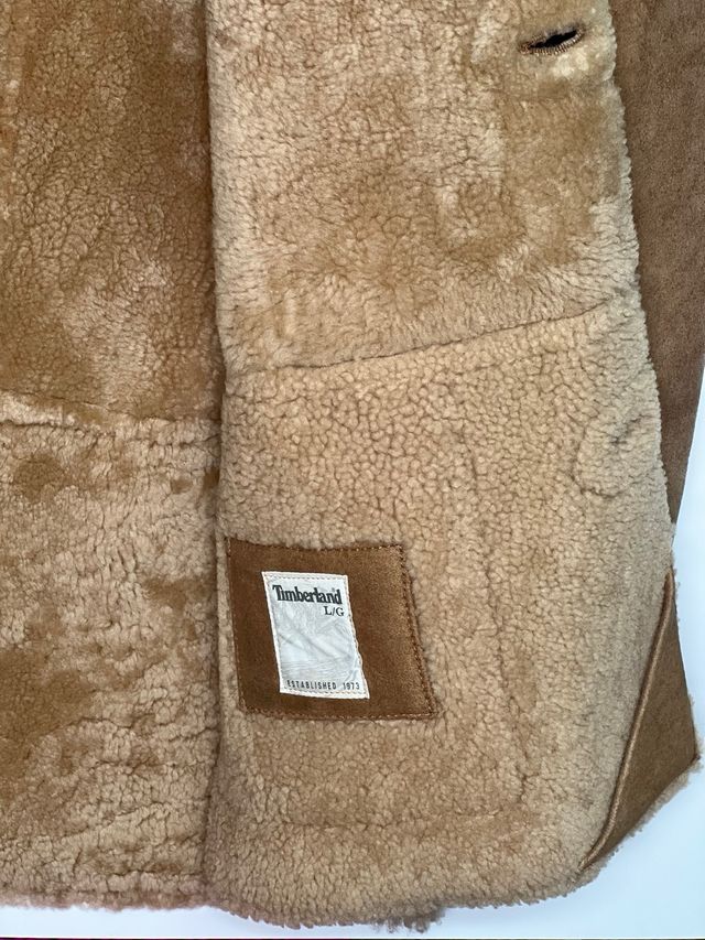 Abrigo Piel Forrado Timberland Beige/Marrón