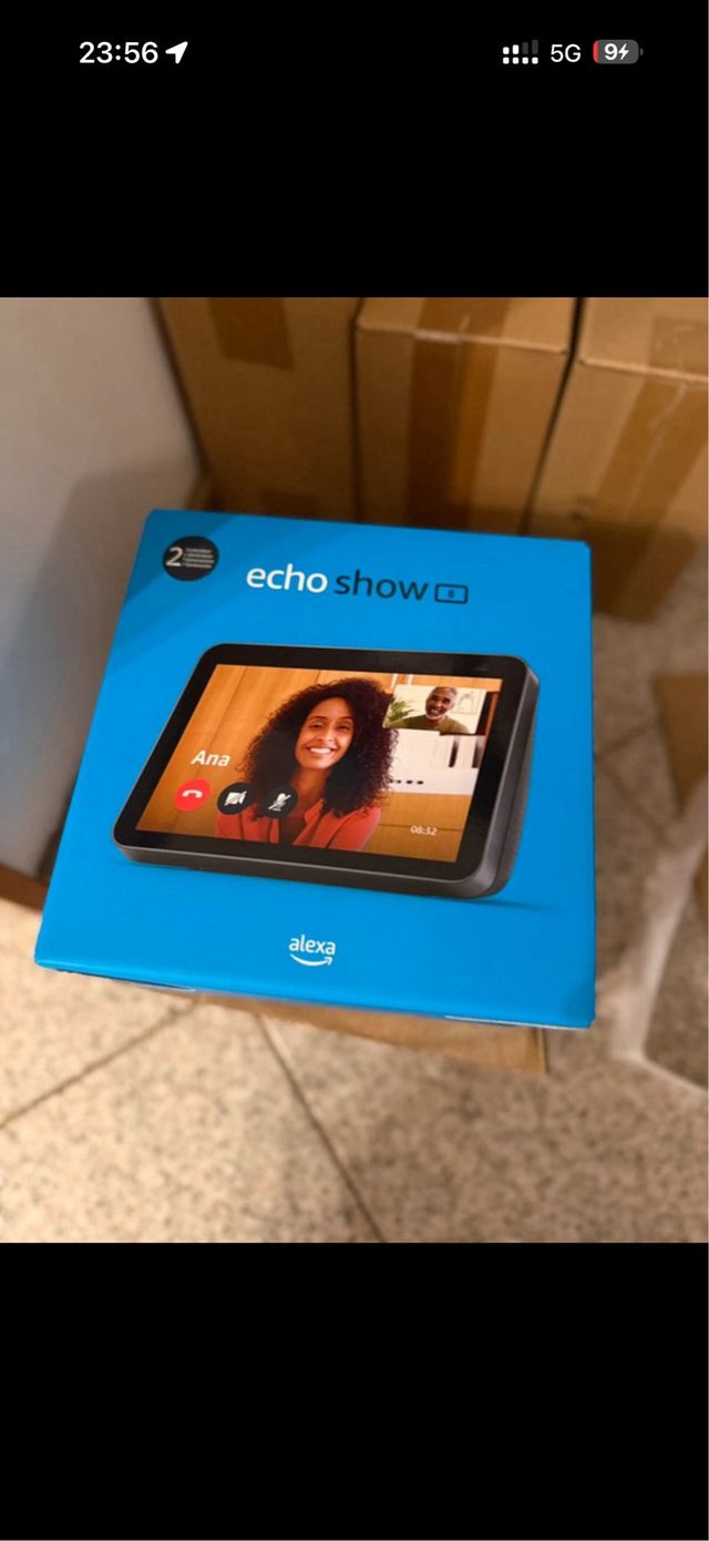 Echo Show 8 (2ª Gen) - Nuevo y Sellado Black