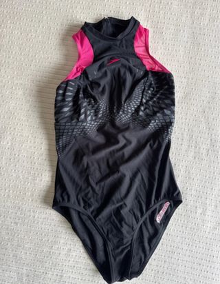 Bañador Speedo Negro y Rosa