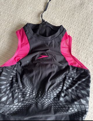 Bañador Speedo Negro y Rosa