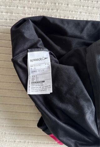 Bañador Speedo Negro y Rosa