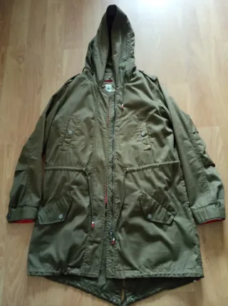 Abrigo El Ganso verde mujer