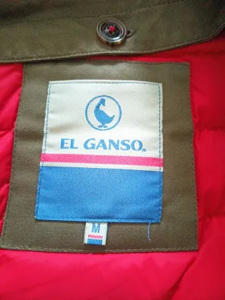 Abrigo El Ganso verde mujer