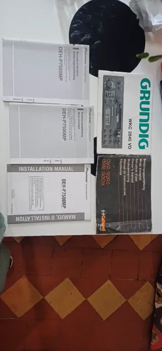 Manuales varios autorradios Pioneer Grundig
