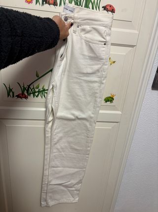 Pantalón Blanco Calvin Klein Mujer
