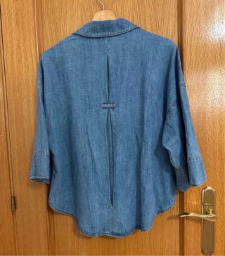 Camisa vaquera oversize ZARA