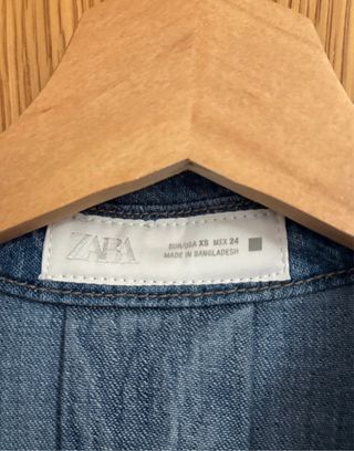 Camisa vaquera oversize ZARA