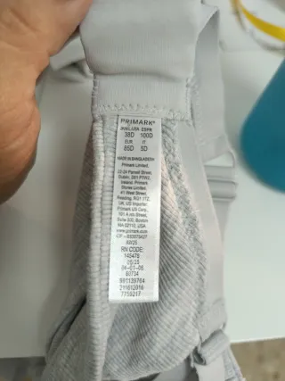 Sujetador Lactancia Primark 85D.