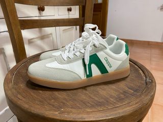 Zapatillas Kappa Blancas y Verdes