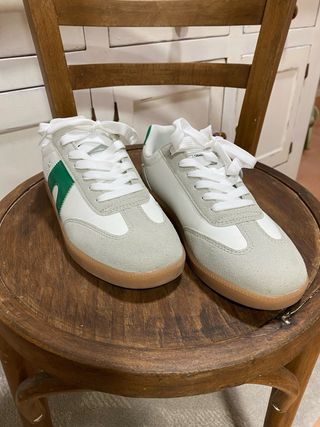 Zapatillas Kappa Blancas y Verdes