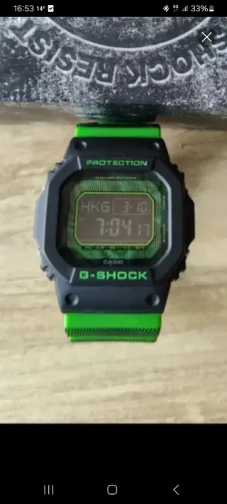 Casio G-Shock DW-5600 Negro/Verde