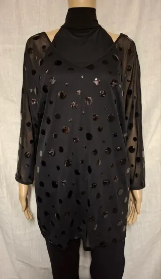 Maglia Verda Couture nera