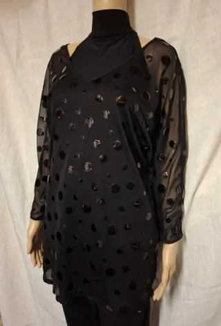 Maglia Verda Couture nera