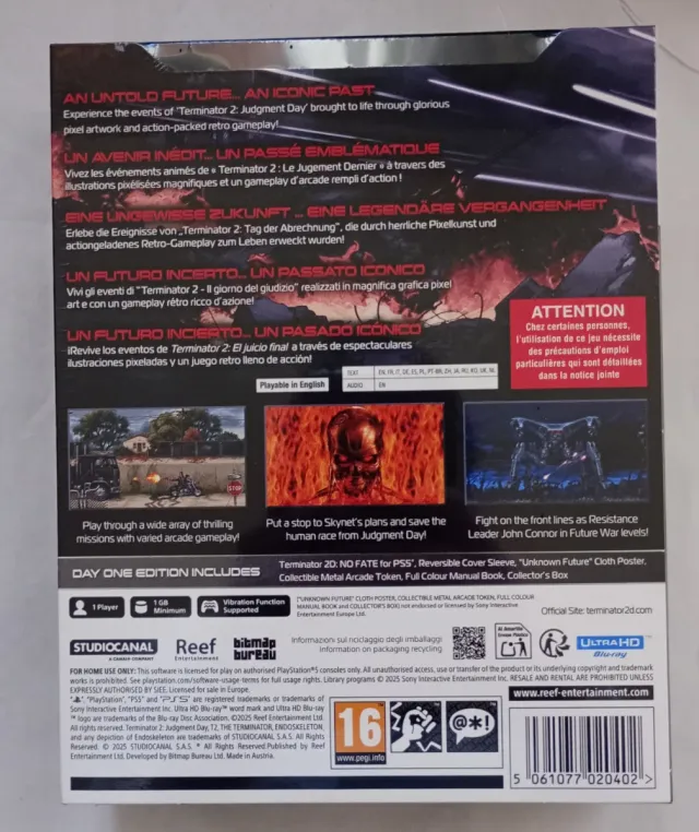 Terminator 2D No Fate Day One PS5 precintado ES