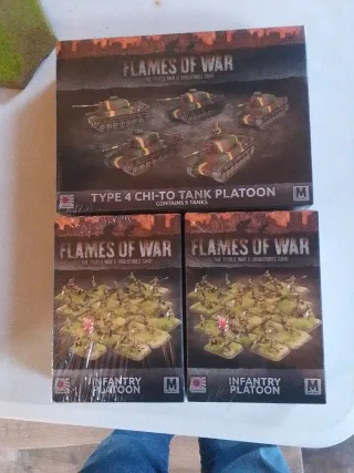 Flames of War: Tanques y Infantería Japoneses