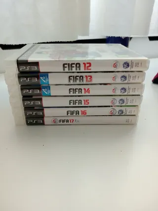 Lote 6 Juegos FIFA PS3: 12, 13, 14, 15, 16, 17