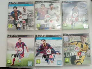 Lote 6 Juegos FIFA PS3: 12, 13, 14, 15, 16, 17